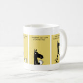 Donkere kant van de Mok van de paardenkoffie #3 (Voorkant rechts)