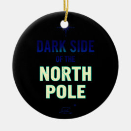 Donkere kant van de Noordpool | Grappig Goth Kerst Keramisch Ornament
