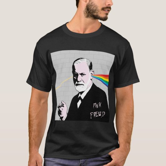 Donkere kant van Freud De Muur T-shirt (Voorkant)