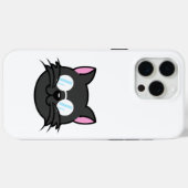Donkere Kat Zwart Kat Grijs Kat Dragen Bril Case-Mate iPhone Case (Achterkant (horizontaal))