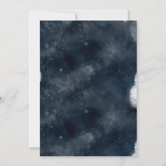 Donkere Keltische Stars Bohemian Rustic Wedding Kaart (Achterkant)