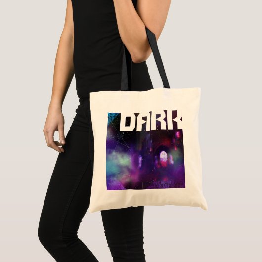 Donkere kerk en sterrenmysterie tote bag (Voorkant (product))