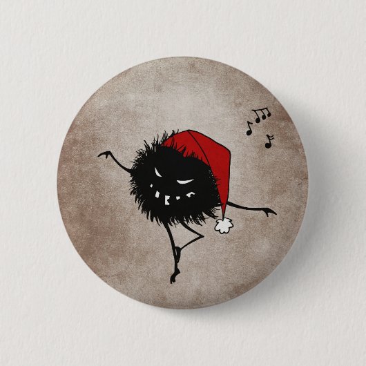 Donkere kerkbok ronde button 5,7 cm (Voorkant)