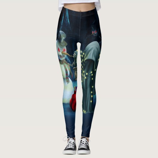 Donkere kerkerst leggings (Voorkant)