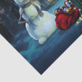 Donkere kerkerst tissuepapier (Detail)