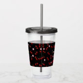 Donkere kersen acryl drinkbeker (Rechts)