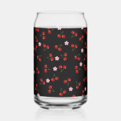 Donkere kersen blikvorm glas (Achterkant)