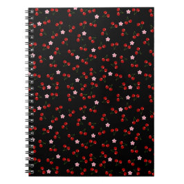 Donkere kersen notitieboek