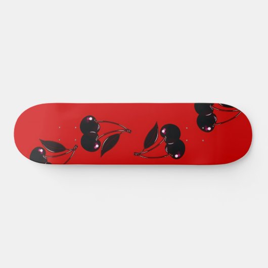Donkere kersen Skateboard Deck (Horizontaal)