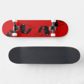 Donkere kersen Skateboard Deck (Horizontaal)