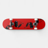 Donkere kersen Skateboard Deck (Horizontaal)