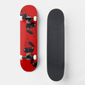 Donkere Kersen Skateboarddek Persoonlijk Skateboard (Voorkant)