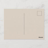 Donkere kerst briefkaart (Achterkant)