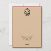 Donkere kerst Folkloric Devil Krampus Bag of Toys Feestdagenkaart (Achterkant)