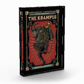 Donkere kerst Folkloric Devil Krampus Bag of Toys Fotoblokken (Links)