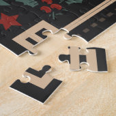 Donkere kerst Folkloric Devil Krampus Bag of Toys Legpuzzel (Zijkant)