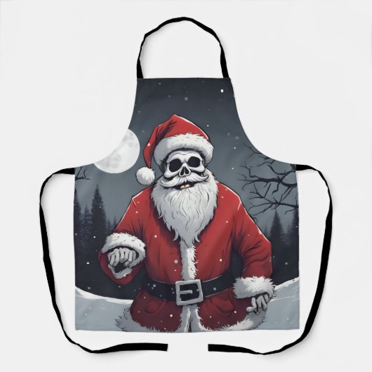 Donkere Kerstman Schort (Voorkant)