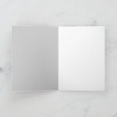 Donkere Kerstmis Feestdagen Kaart (Binnen)