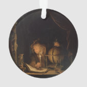 Donkere kerstmis ornament (achterkant)