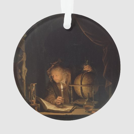 Donkere kerstmis ornament (achterkant)