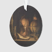 Donkere kerstmis ornament (voorkant)