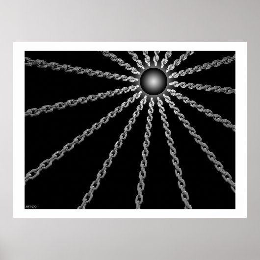 Donkere kettingen poster (Voorkant)