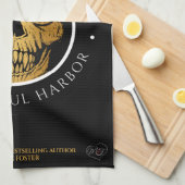 Donkere keukenhanddoeken uit de Logo keuken (Quarter Fold)