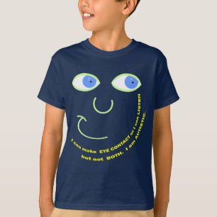 Donkere kleding beluisteren t-shirt