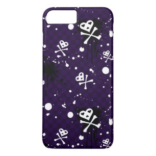 Donkere kleur Emo-patroon met verf Case-Mate iPhone Case