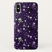 Donkere kleur Emo-patroon met verf Case-Mate iPhone Case (Achterkant)