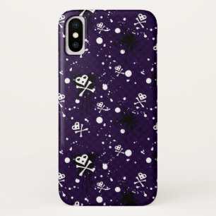 Donkere kleur Emo-patroon met verf Case-Mate iPhone Case
