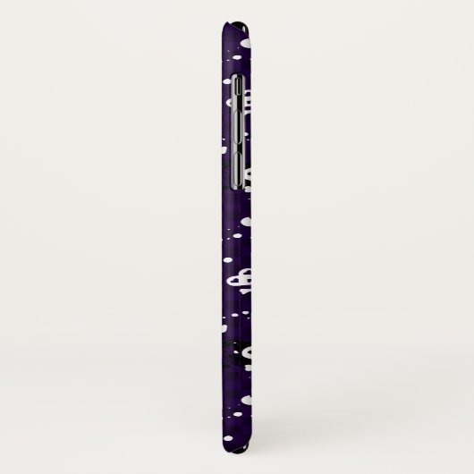 Donkere kleur Emo-patroon met verf Case-Mate iPhone Case (Achterkant/links)