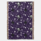 Donkere kleur Emo-patroon met verf Deken (Voorkant Verticaal)