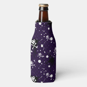 Donkere kleur Emo-patroon met verf Flesjeskoeler