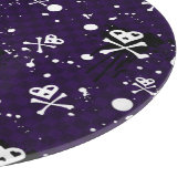 Donkere kleur Emo-patroon met verf Snijplank (Hoek)