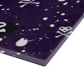 Donkere kleur Emo-patroon met verf Snijplank (Hoek)