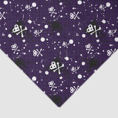 Donkere kleur Emo-patroon met verf Tissuepapier (Detail)