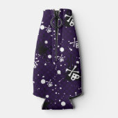 Donkere kleuren-emo-patroon met verf flesjeskoeler (Achterkant)