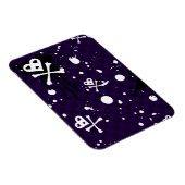 Donkere kleuren-emo-patroon met verf magneet (Rechterzijde)