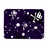 Donkere kleuren-emo-patroon met verf magneet (Horizontaal)