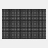 Donkere kleuren, geplakt papierbladen overvullen inpakpapier vel (Voorkant 2)