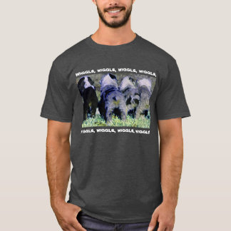 Donkere kleuren met knoppen in de hoek Shirten T-shirt