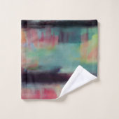 Donkere kleurrijke abstracte mix bad handdoek (Wasdoekje)