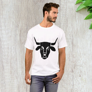 Donkere Koe hoofd T-shirt