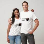 Donkere koffie t-shirt (Unisex)