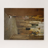 Donkere kombuis in Napels, Italië Legpuzzel (Horizontaal)