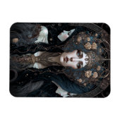 Donkere koningin Fantasy Art Magneet (Horizontaal)
