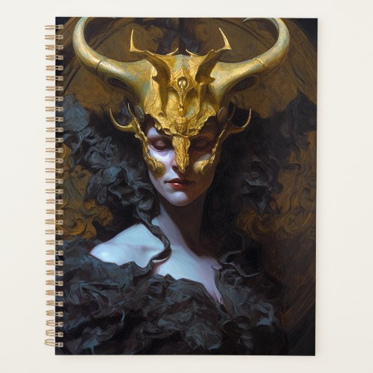 Donkere koningin Fantasy Art Planner (Voorkant)