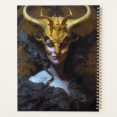 Donkere koningin Fantasy Art Planner (Achterkant)