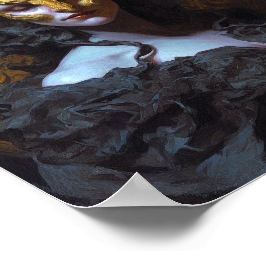 Donkere koningin Fantasy Art Poster (Hoek)